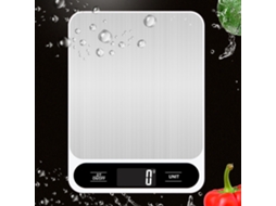 Balança De Cozinha Digital De 5 Kg, Com Medição Em Gramas E Onças, Ideal Para Assar, Cozinhar E Preparar Café Prata Hexinyigjly