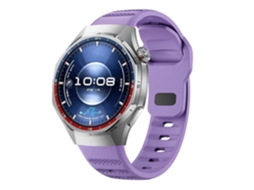 Pulseira Esportiva De Silicone Texturizado Com Fecho Reverso Para Huawei Watch Gt 6 Pro