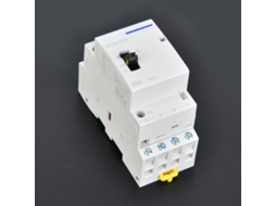 Contator De Ca Residencial Bch8-20m 24v 20a 4p Com Chave De Controle Manual 2no2nc (din Rail)