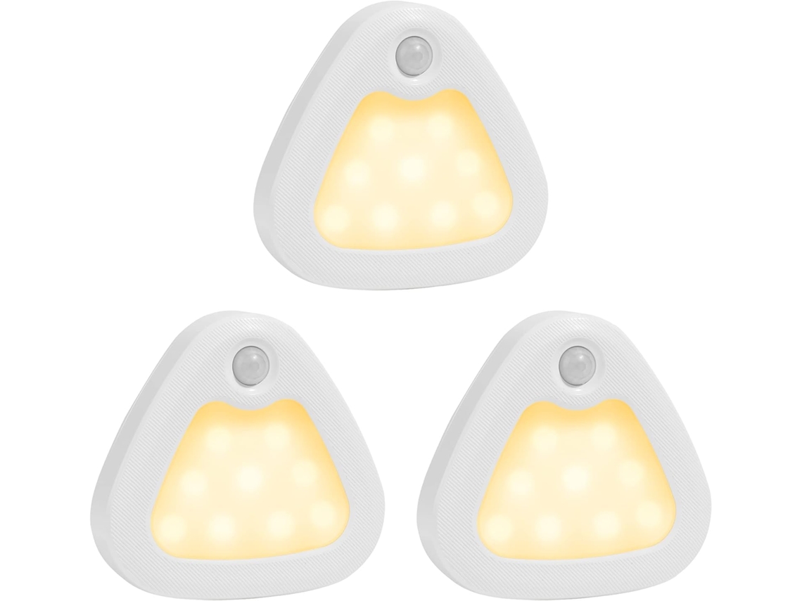 Luzes Internas com Sensor de Movimento, Alimentadas por Bateria, para Instalação Sob Armários BRILVIBERA (dxghc)