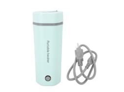 Garrafa Elétrica de Água 350ml Aço Inoxidável 304 300w Viagem Verde Claro Us Plug 110v | S/MARCA