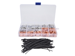 Kit De Rolhas De Latão Pvc Laxiscreed Para Terminais Automotivos Tubulares Não Isolados