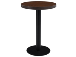 Bistro Table, Bistro Tables Vidaxl Marrom Mdf (60 X 75 Cm)