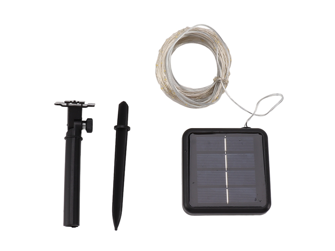 Rebe-luz De Cuerda Solar Com 300 Led Ajustável Impermeável Romântica Para Decoração De Jardim E Pátio