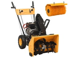 Vidaxl Limpa-neve E Varredor 2 Em 1 A Gasolina 6,5 Cv