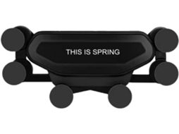 Suporte De Celular Para Carro Em Plástico Com Clipe Resistente E Prático.