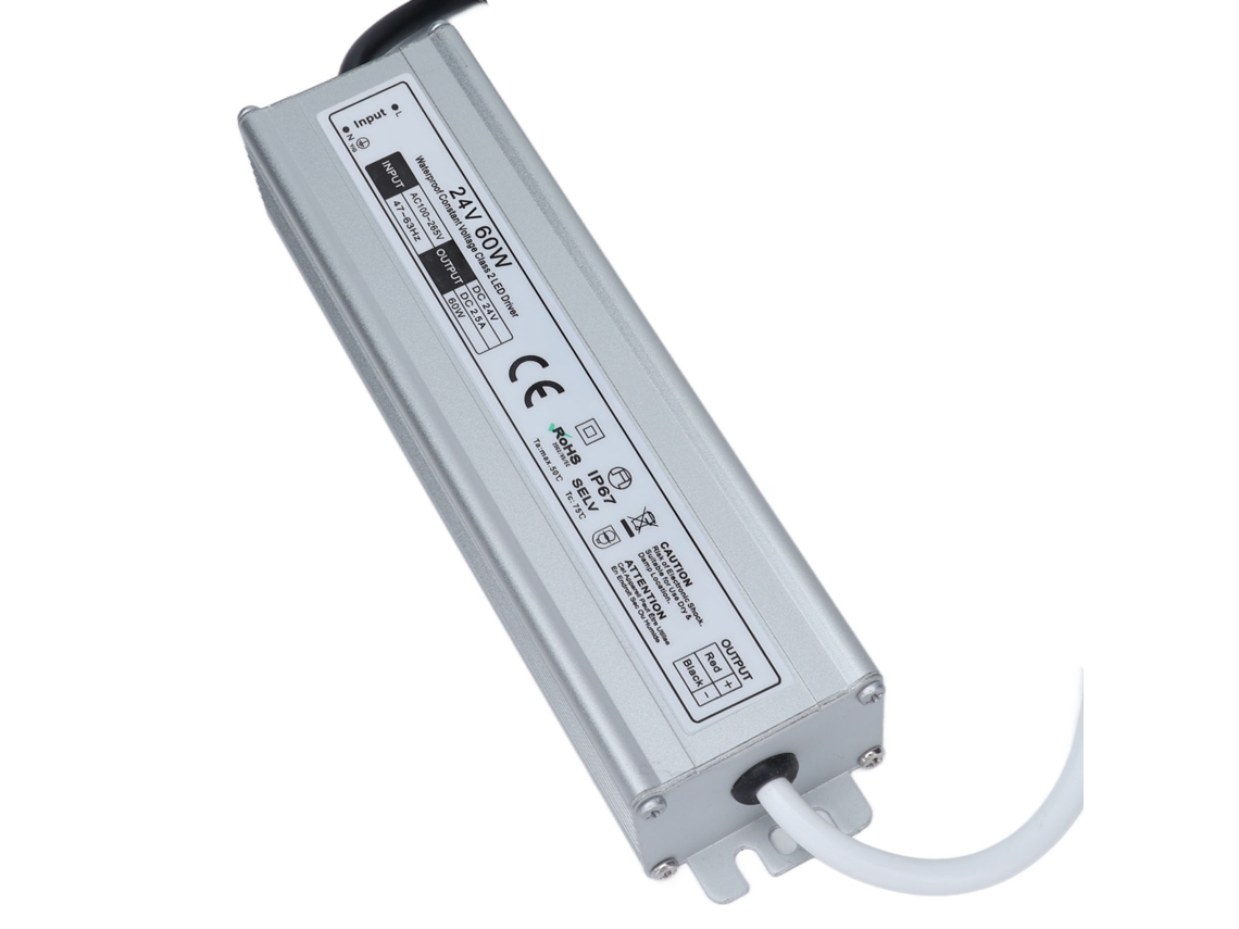 Laxiscreed Fonte De Alimentação Waterproof 60w Ip67 Para Leds