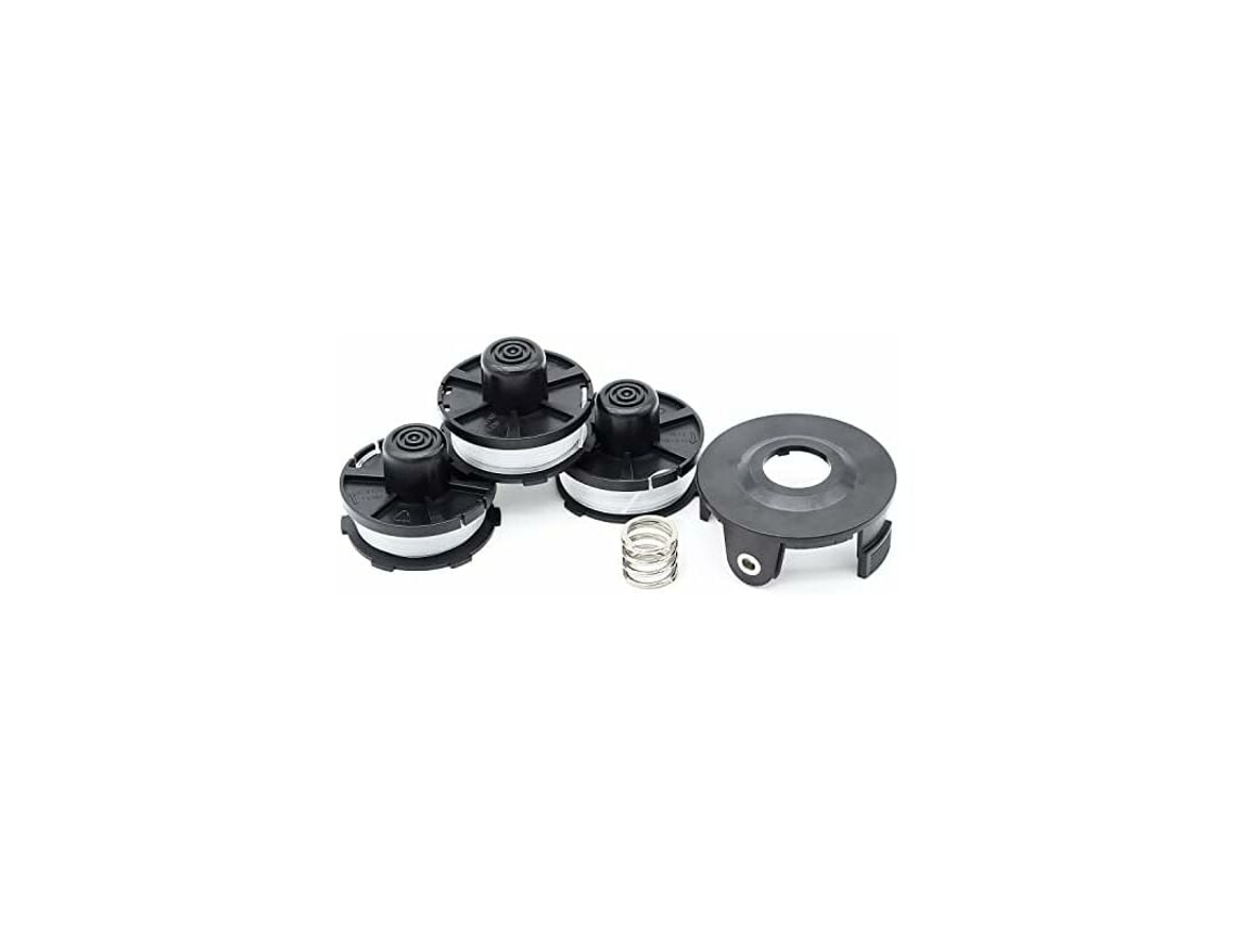 Conjunto De 3 Carretéis De Linha Para Cortador De Grama Makita 195858-1 (comprimento 8 M, Ø 1,60 Mm Com Capa De Carretel)