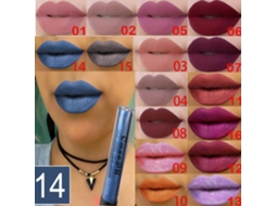 Cmaadu Brillo Labial Líquido Mate De Metal Hidratante Y Largo Duración 14