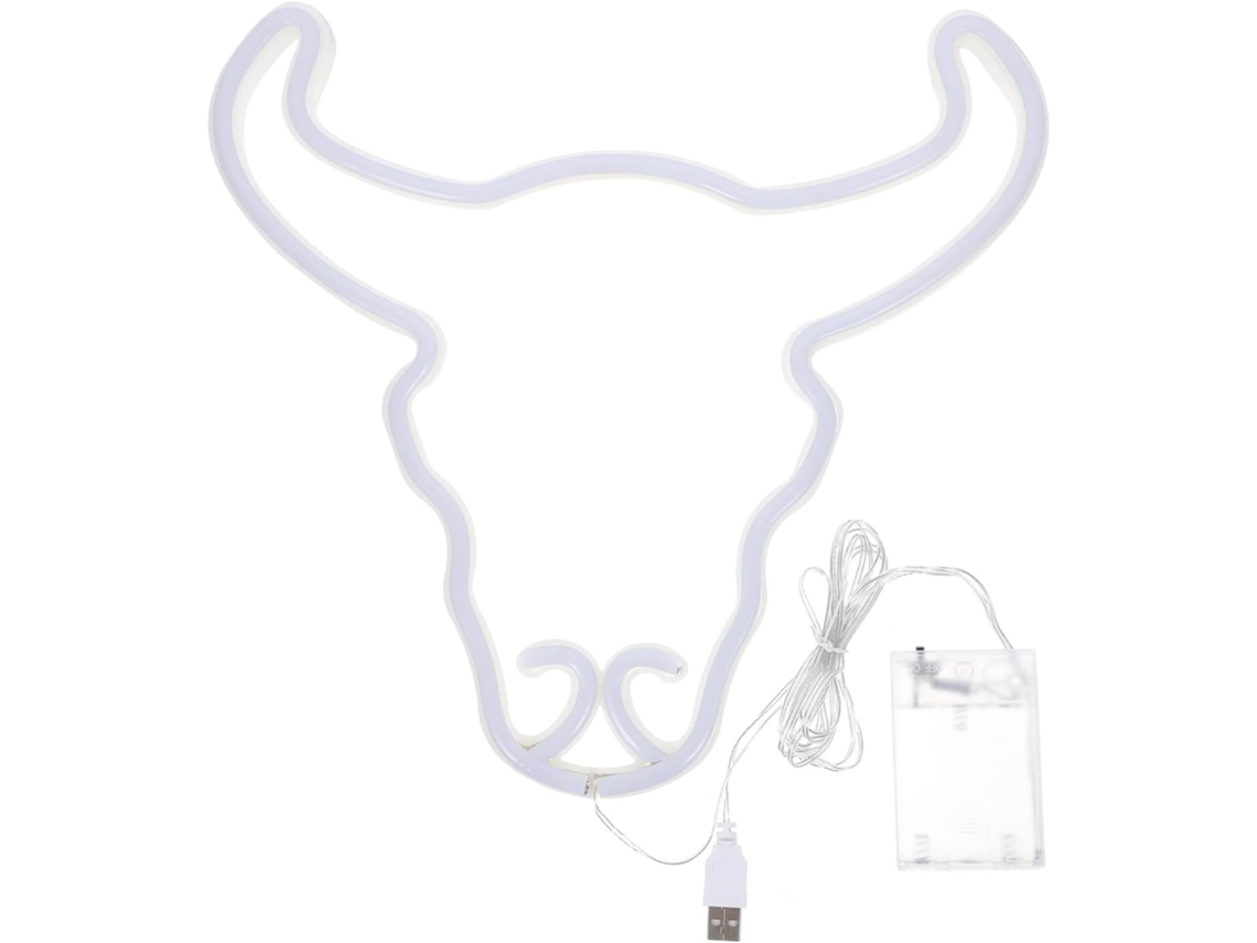 Luminária De Parede Led Com Alimentação Usb E Bateria Para Decoração De Casamentos, Bares E Eventos - Vermelha