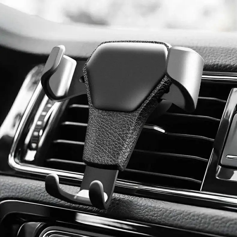 Suporte Universal Para Celular Veicular Com Clipe De Ventilação, Compatível Com Saídas De Ar Do Carro.