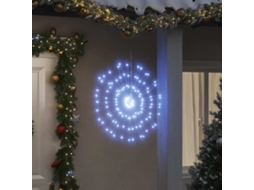 Vidaxl Iluminação Estrelar P/ Natal 140 Luzes Led 17 Cm Branco Frio
