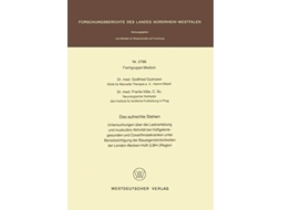 Livro Das Aufrechte Stehen De Gottfried Gutmann (alemão)