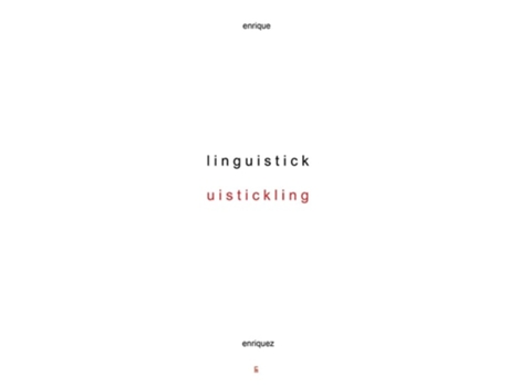 Livro Linguistick De Enrique Enriquez (inglês)