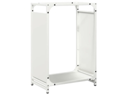 Rack De Lenha Vidaxl Branco (44 X 28 X 65 Cm)
