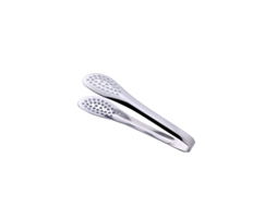 Pinça de cozinha Rebe em aço inoxidável, 13 cm, resistente ao calor e antiderrapante, ideal para carnes, legumes, frutas e pães.