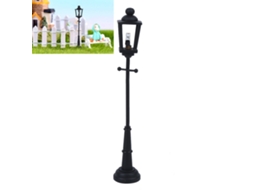 Primerox lâmpada de Rua Led Miniatura 1:12 para Casa de Bonecas Acessório Decoração Metal 13cm