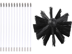 Escovas Flexíveis Para Limpeza De Tubos, Escova De Limpeza Multiuso Com Cabeça Nylon, Ferramenta Para Manutenção De