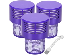 Acessórios Aspirador De Pó Para Dyson V10, Kit Com 3 Filtros De Reposição Cuich