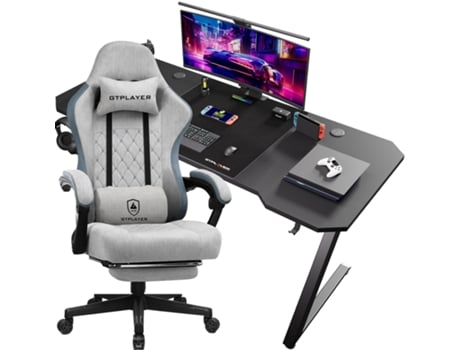 Cadeira Gamer Mesa Gamer Em Z, Ótima Combinação De Relação Qualidade Preço Gtplayer