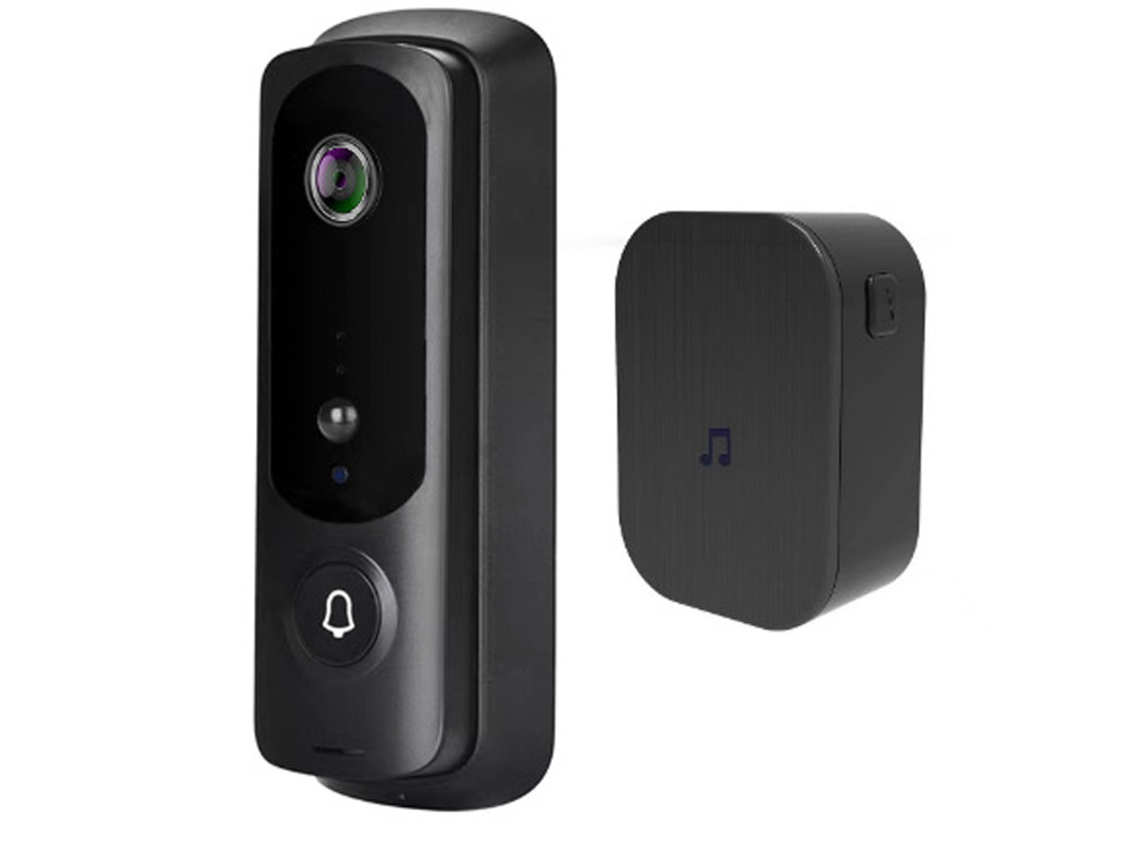 Nova campainha de vídeo sem fio Tuya Smart App Wi-Fi com monitoramento remoto, interfone de vídeo Slowmoose