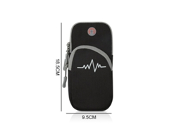 Braçadeira Para Celular Com Faixa Elástica Ajustável, Braçadeira Esportiva Para Corrida (cinza)