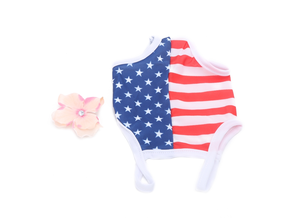 Rebe-roupas De Boneca Traje De Banho Para Boneca De 18 Polegadas Pequenos Acessórios Qd18-020