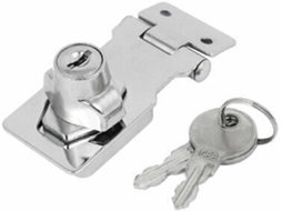 Fecho De Metal Com Chave Para Gaveta Caixa, Cor Prateada, 64mm De Comprimento, 1 Conjunto