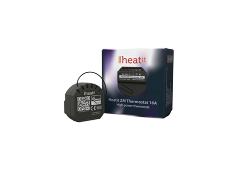 Módulo Comutador Z-Wave+ 700 Zm Relé Simples Heatit4512671 HEATIT CONTROLS