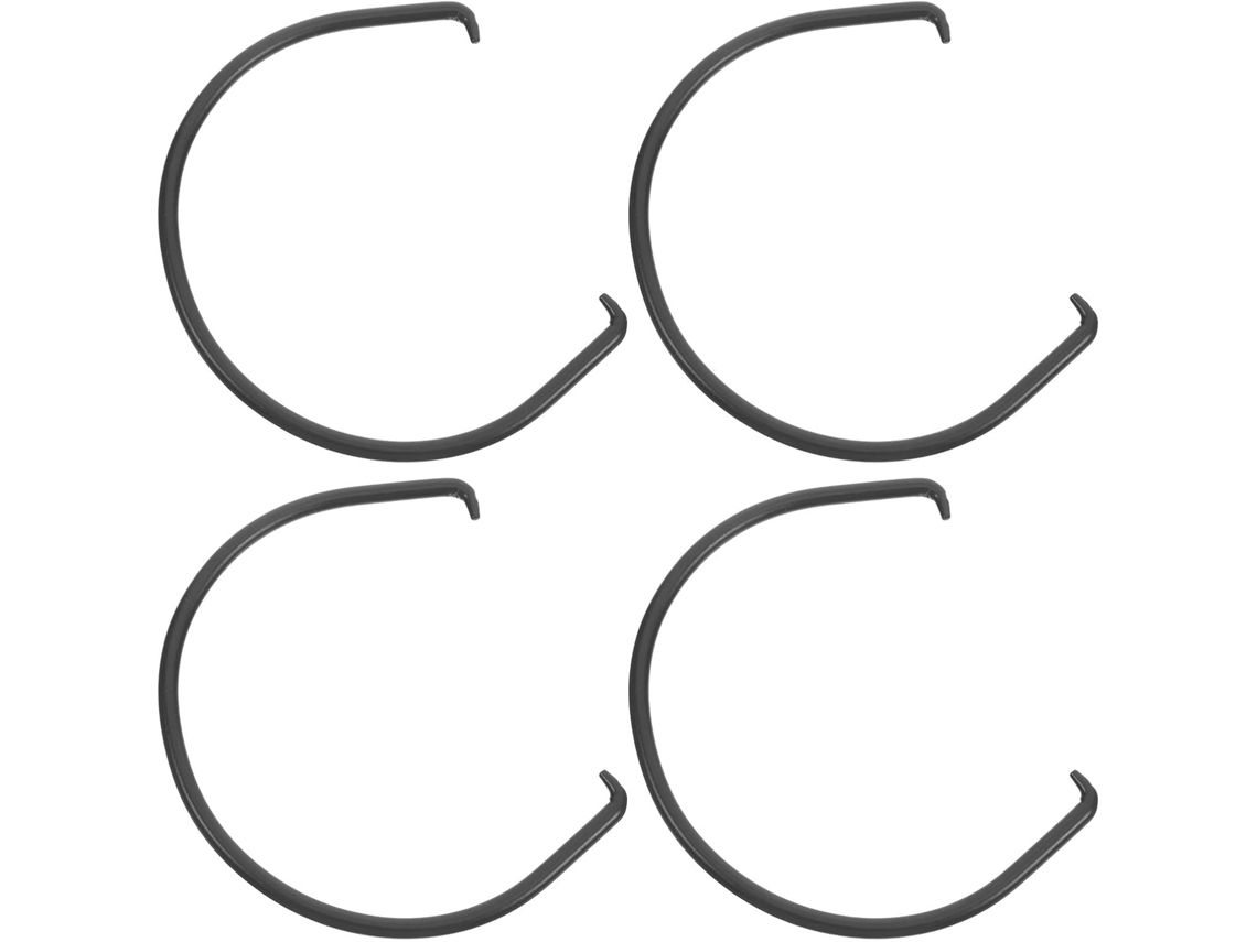 Conjunto de 4 Alças Cerâmica Pretas para Bules Chá com Função Anti Queimadura. Ergonômicas CHABERLU