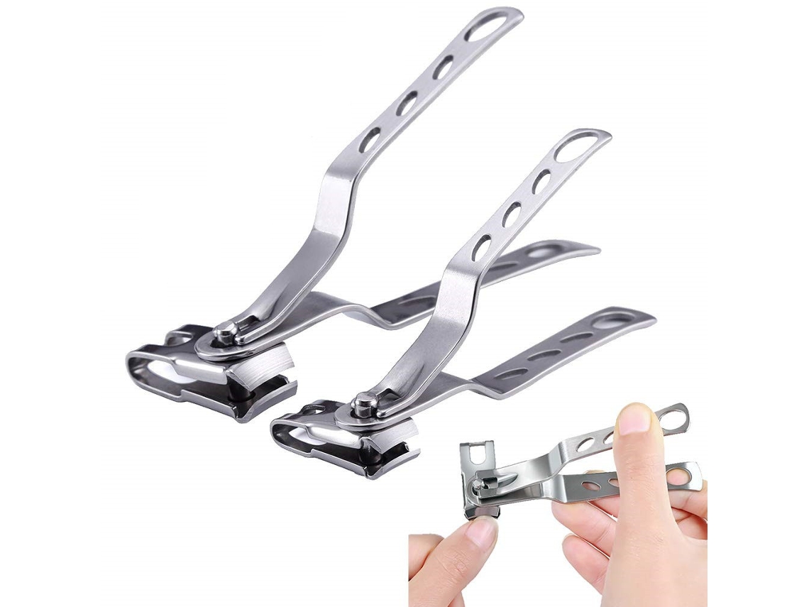 Cortador de Unhas para Unhas Grossas Pacote de 2 Prata