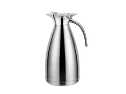 Garrafa Térmica De Aço Inoxidável, Com Parede Dupla E Isolamento A Vácuo Para Café E Água Quente, Capacidade De 2 Litros.