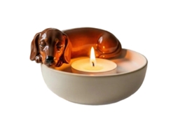 Enfeite Decorativo, Formato De Cachorro, Em Resina, Para Casa, Mesa, Festas E Composição De Ambientes Sazonais