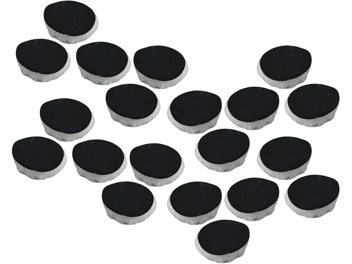 Conjunto De 20 Boinas Lã 7,6 Cm Para Polimento Automotivo, Macias E