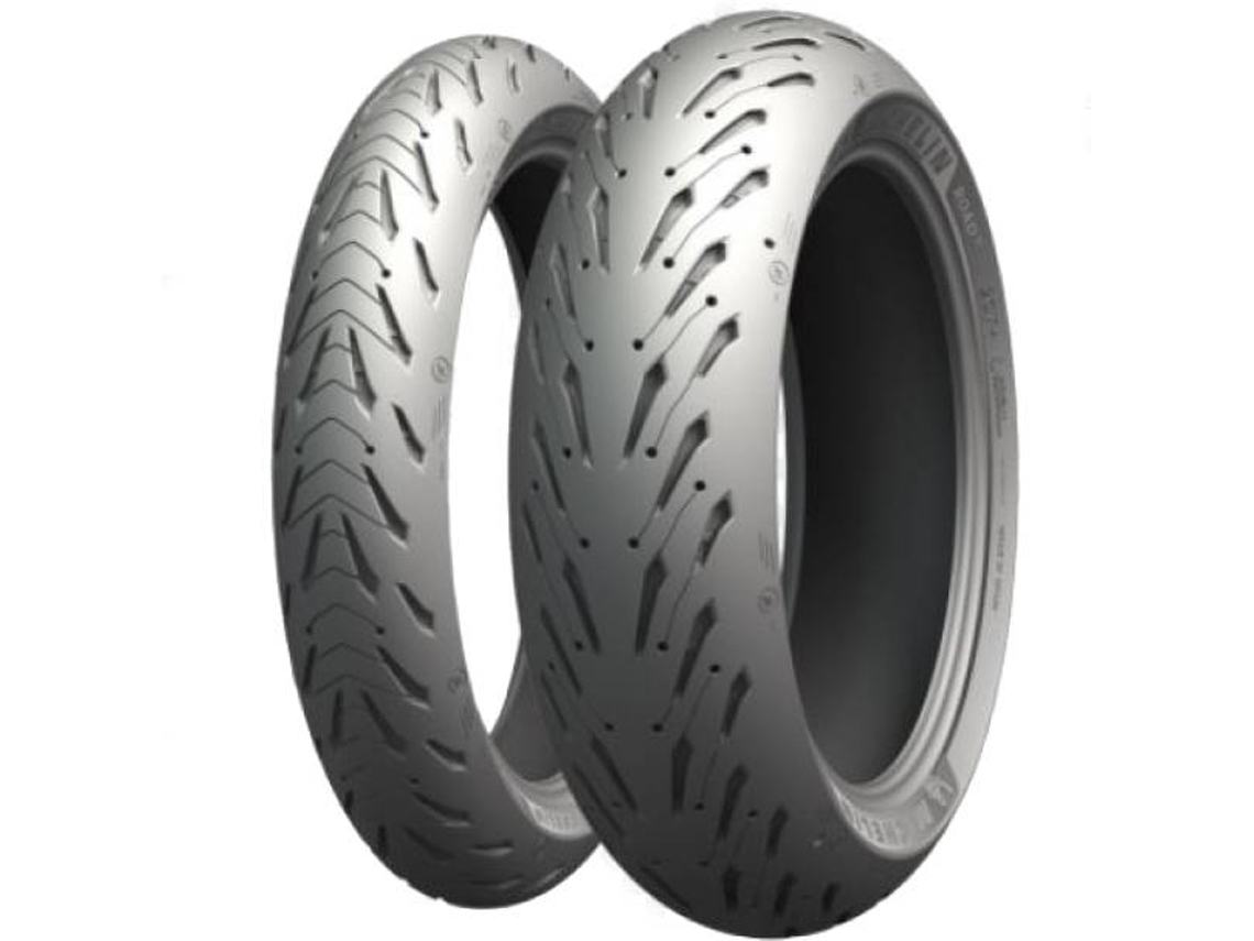 Pneu Moto MICHELIN ROAD 5 180/55 ZR17 73W - Haute Adhérence Par Tous Temps, Pour Route Sèche Et Mouillée
