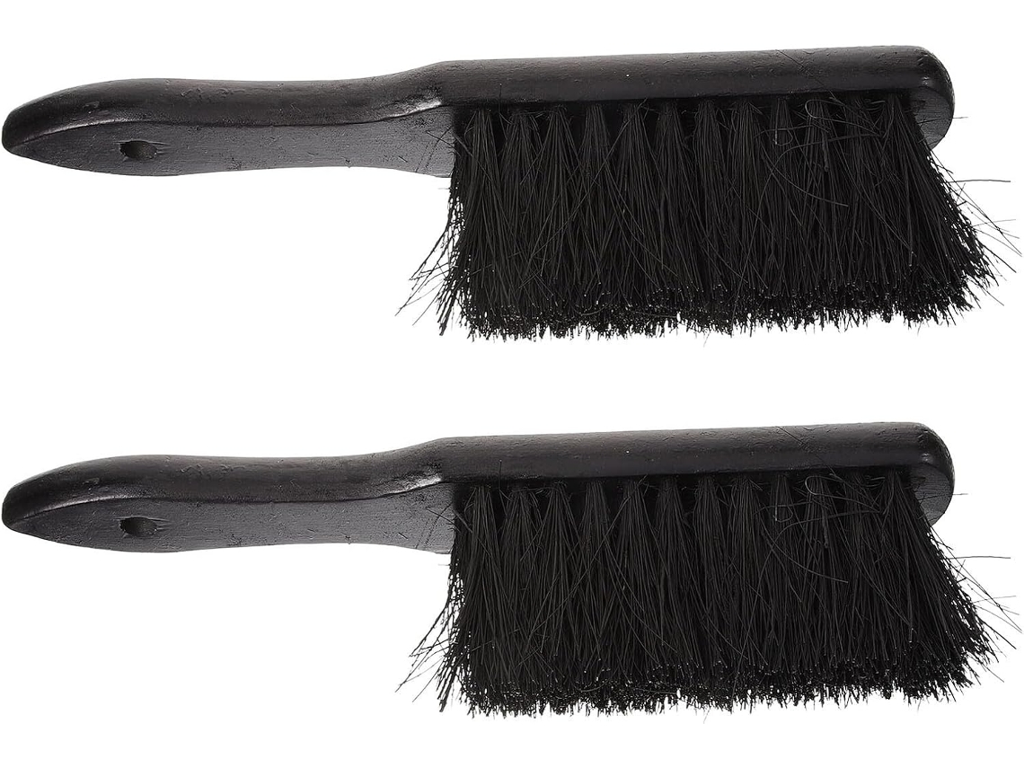 Conjunto De 2 Peças Com Escovas Para Lareira, Ferramentas De Limpeza E Escova Para Bancada.
