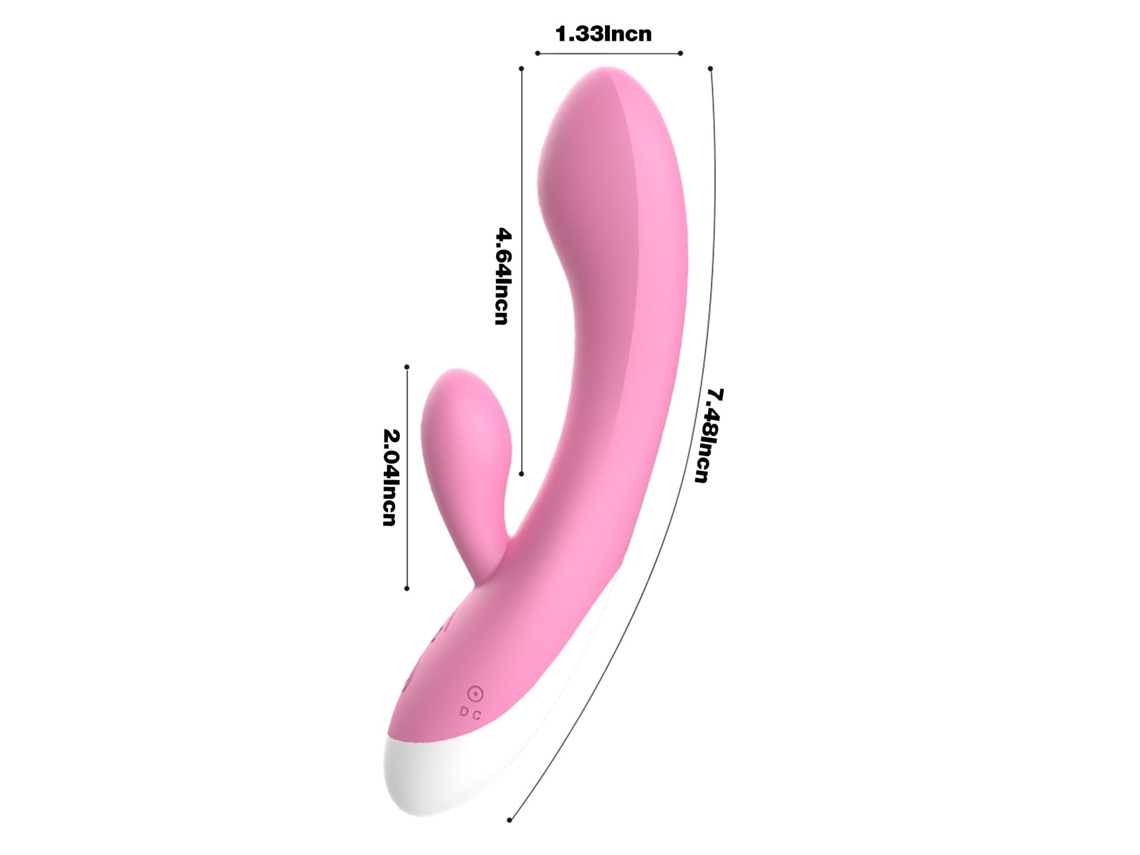 Vibrador Feminino, Massageador Ponto G, Motores Duplos Poderosos, Rosa, Cuich Brinquedos Sexuais Adultos