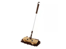 Mali mop Brinquedo Infantil de Desenho Animado para Role Play Limpeza Casa Marrom