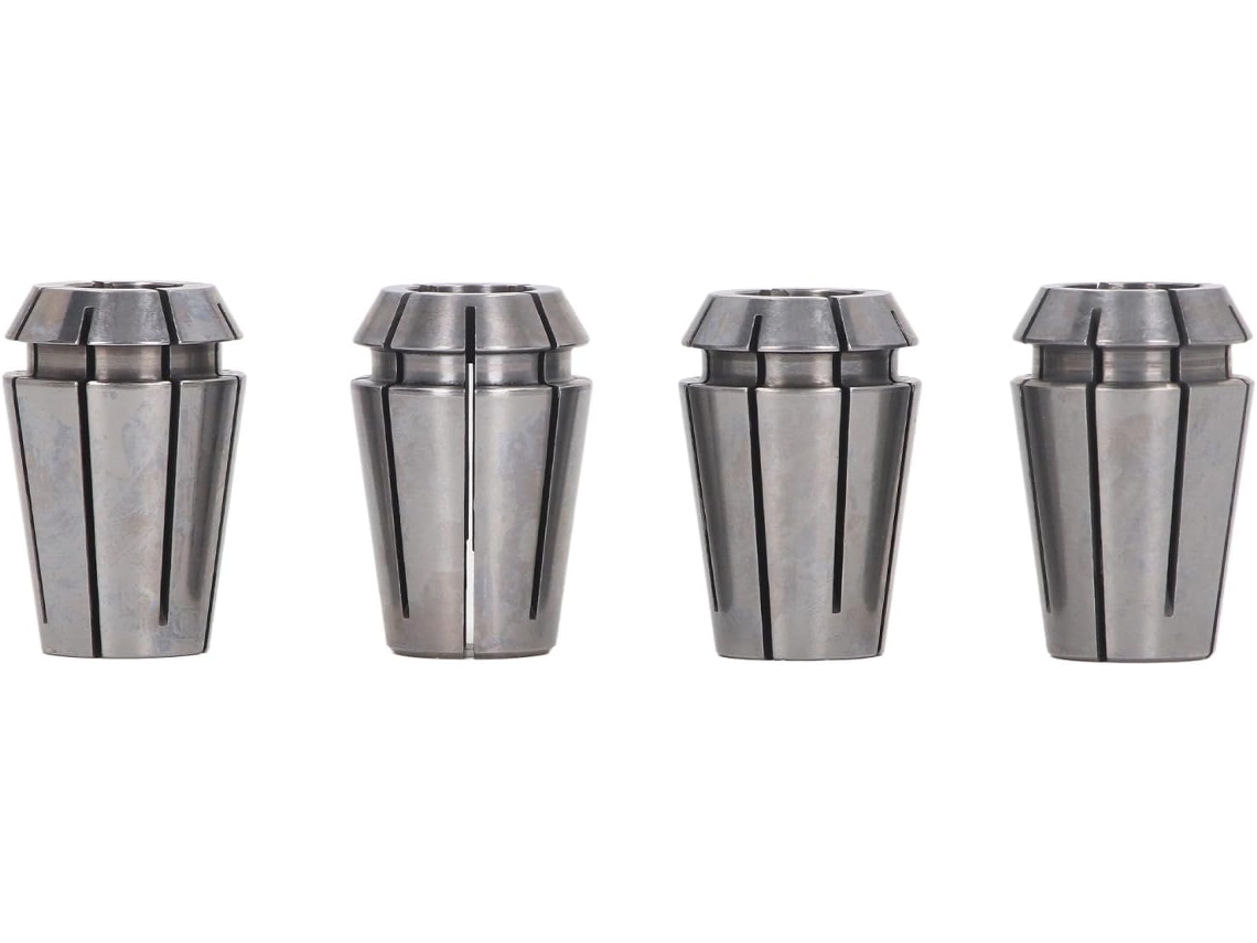 Conjunto De 4 Pinças De Aço Carbono Com Mola.
