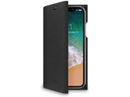 Capa iPhone X CELLY SHELL900BK Preto