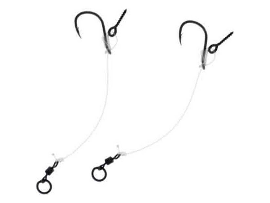 Anzol Montado Chod Rig 8 Cm Prateado 6Mikado