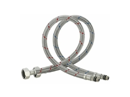 Mangueira Flexível De Aço Inoxidável Para Torneira De Água Quente E Fria 60cm Cozinha Banheiro