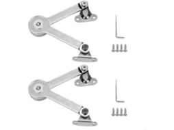 2 Dobradiças De Fechamento Suave Para Tampa, 75° 90° 110°, Para Armário De Brinquedos, Suporte De Cozinha