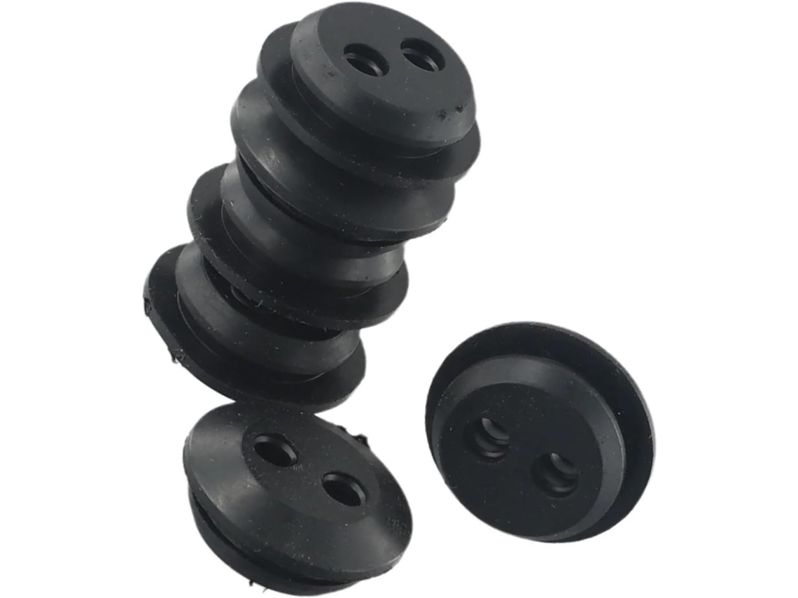 Conjunto De 6 Vedação Arruelas Com 2 Furos Para Combustível,