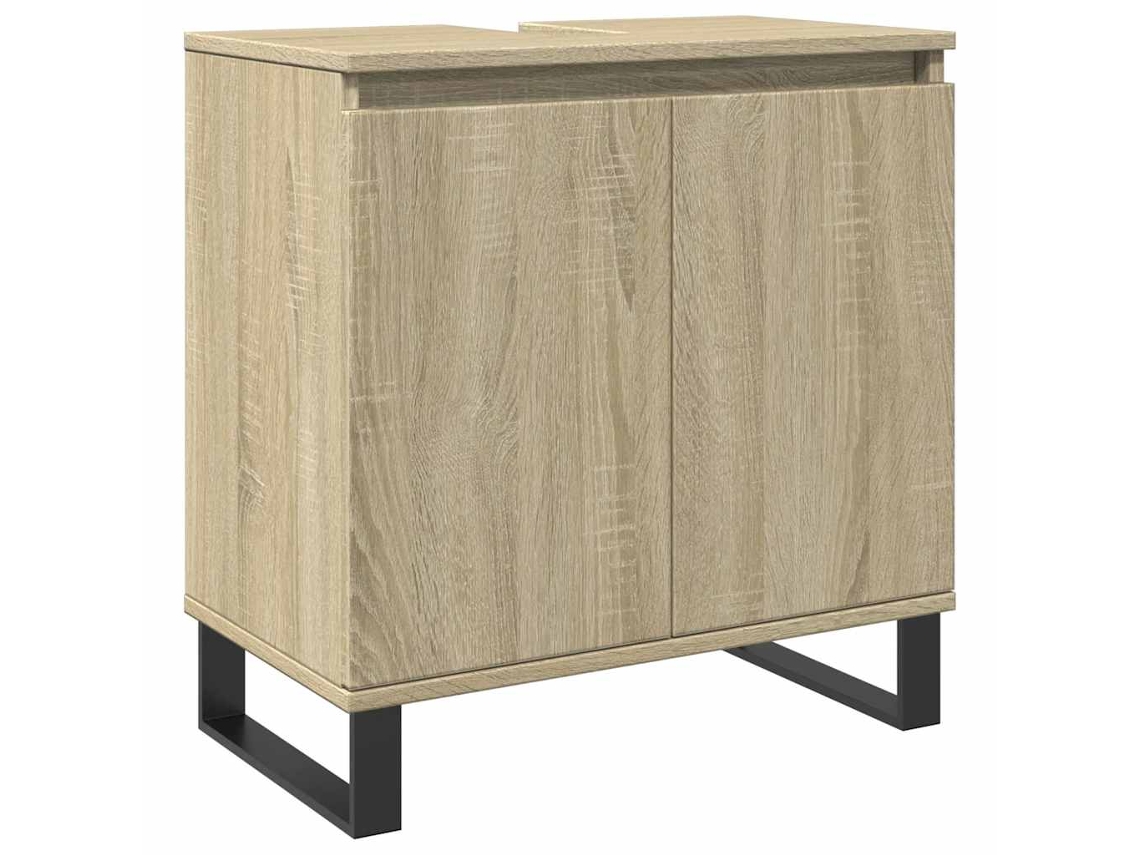 Bathroom Cabinet, Bathroom Cabinets Vidaxl Marrom Madeira Processada