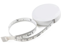Cinta Métrica de Coser Automática Retráctil, 60 Polegadas/150cm, Branca, 2 Unidades | S/MARCA