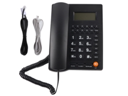 Telefone Fio Desktop Com Botões Grandes Para Família, Escritório E Hotel - Id De Chamada