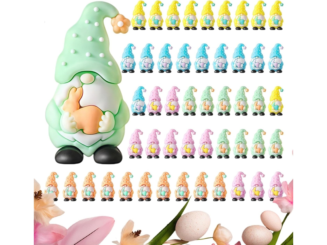Mini Gnomos, Pvc, Escultura em Miniatura Fofa, Gnomos, Estatuetas, Kit de Enfeites, para Uso Interno e Externo, CHABERLU