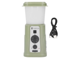 Luz Solar De Acampamento Com Manivela, Indicador Led, Classificação Ipx3 E Bateria Externa De 5000mah. Olysi Shop