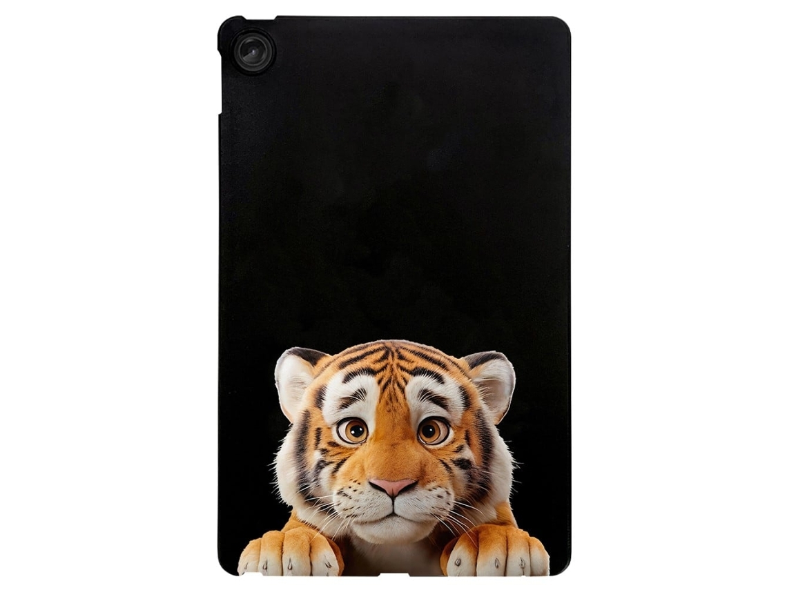 Capa Protetora Fina E Flexível Com Estampa Para Tablet Lenovo Tab M10 Plus Little Tiger Tuotuo (3ª Geração)